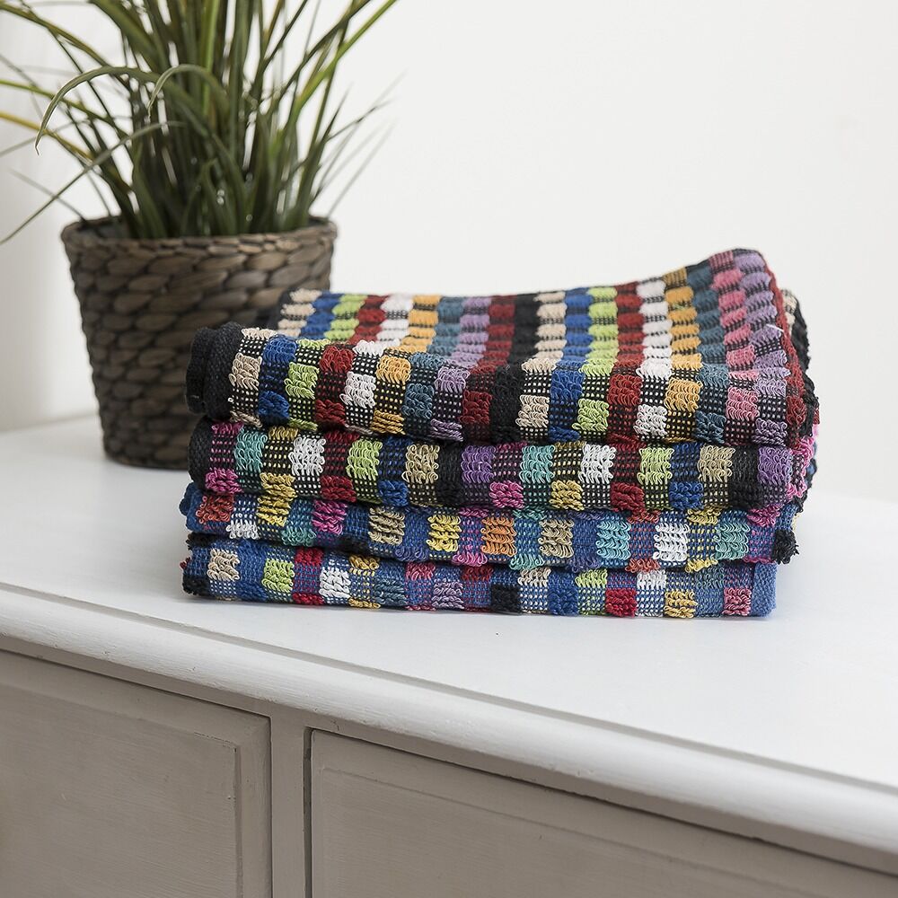 Multi Check Hand Towels